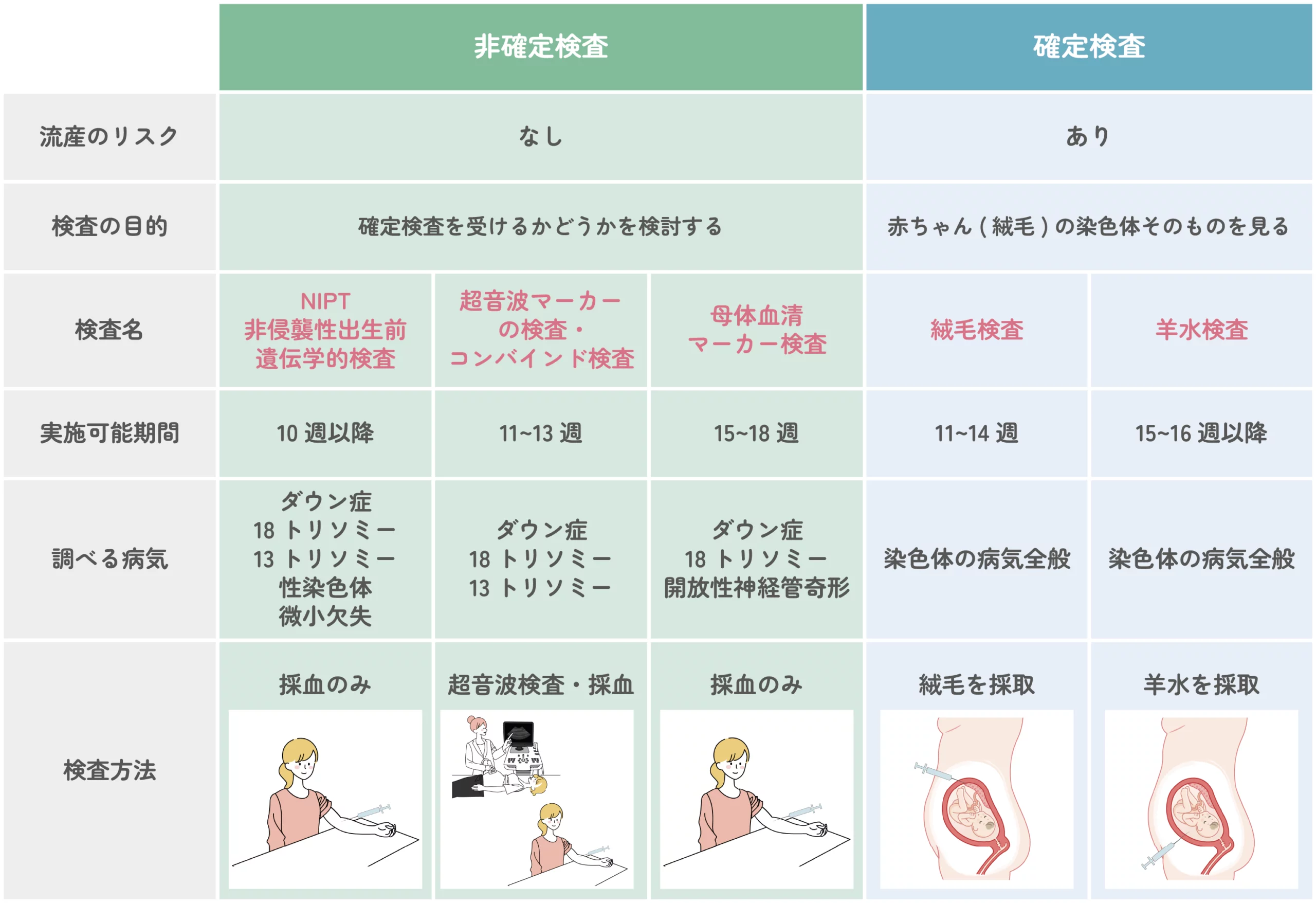 出生前診断検査の紹介